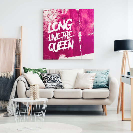 LONG LIVE THE QUEEN GALLERY CANVAS WALL ART