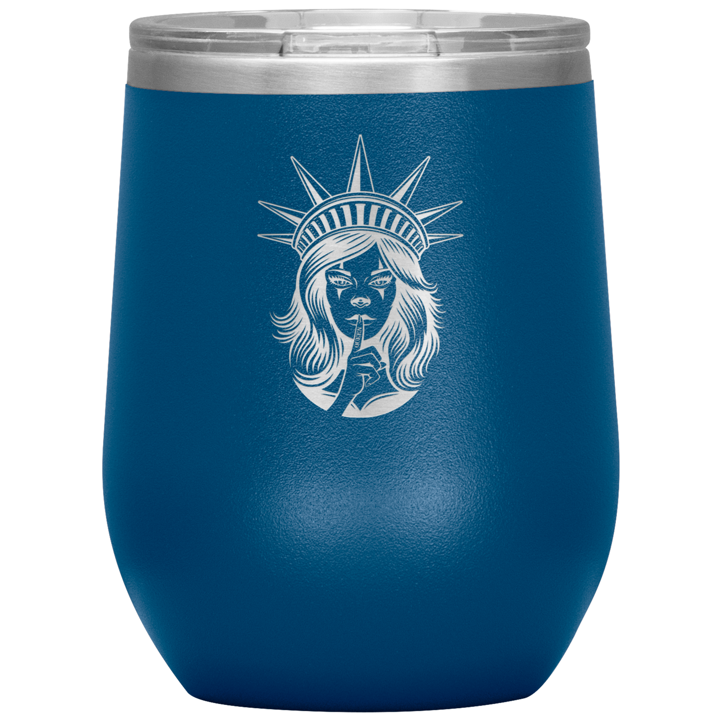 LISTEN TO THE QUEEN WINE TUMBLER