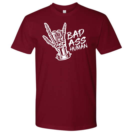 BAD ASS HUMAN SKULL HAND TSHIRT