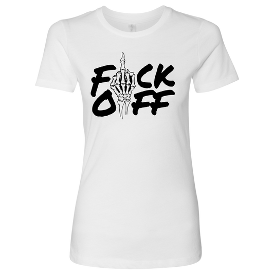 F*CK OFF WHITE EDITION WOMENS TSHIRT