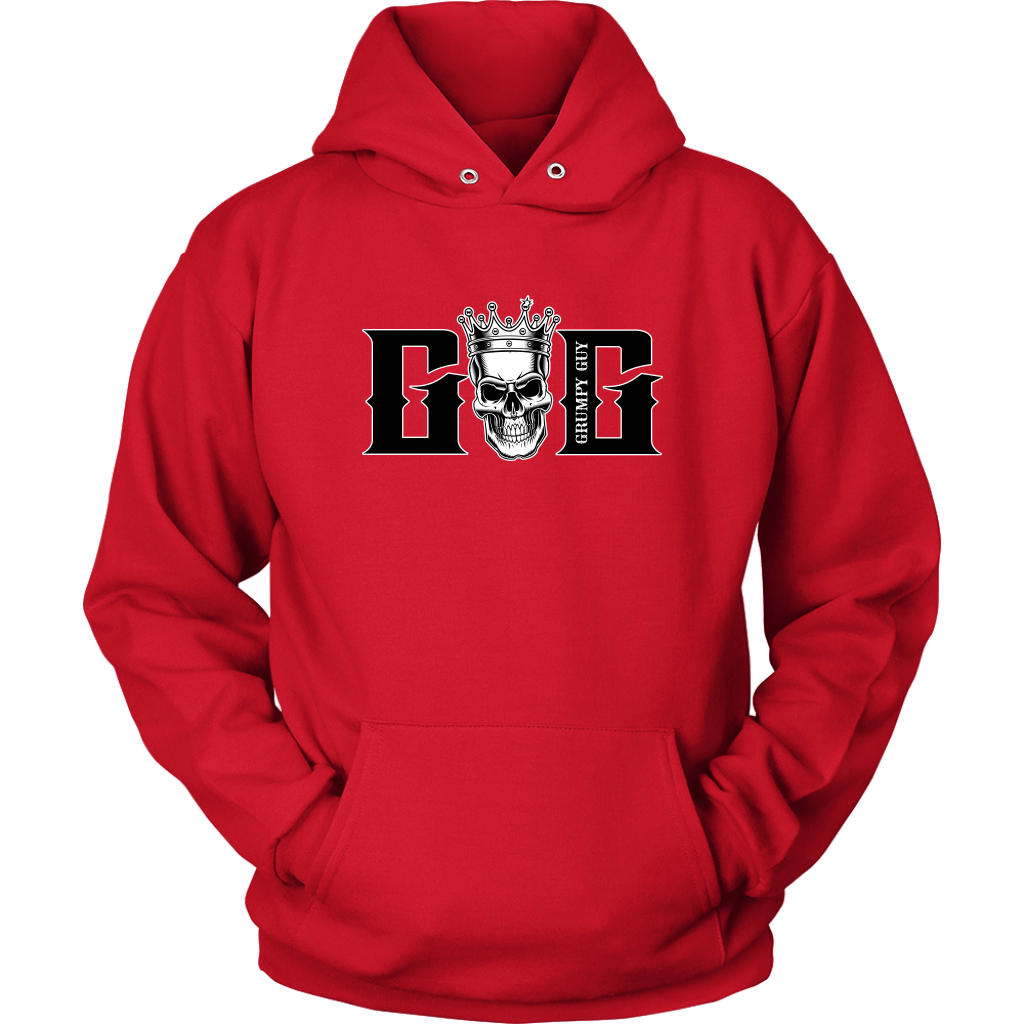 GRUMPY SKULL HOODIE
