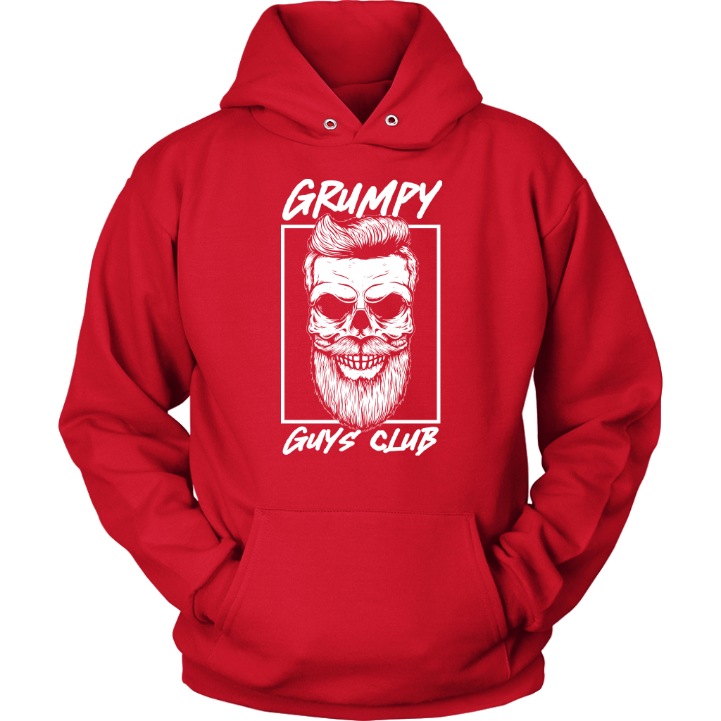 GRUMPY GUYS CLUB SKULL HOODIE