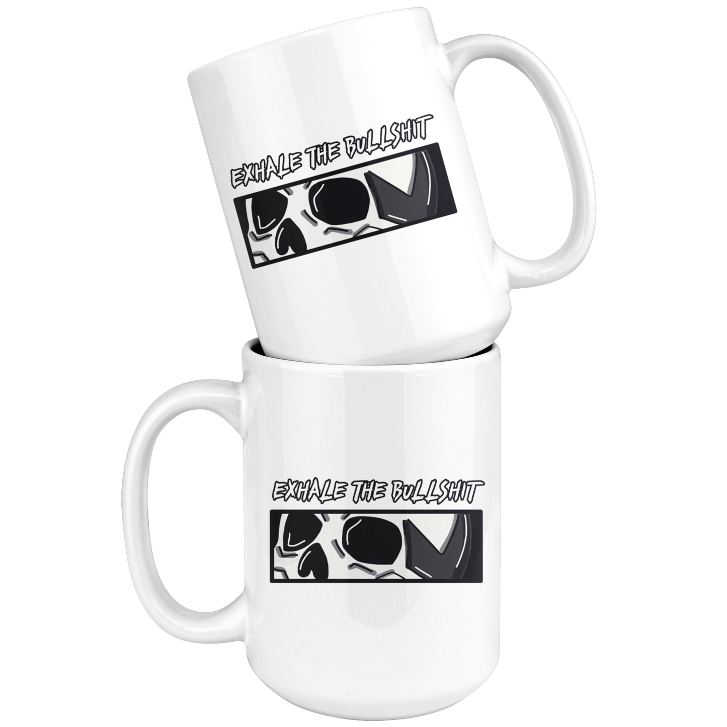 EXHALE THE BULLSHIT MUG