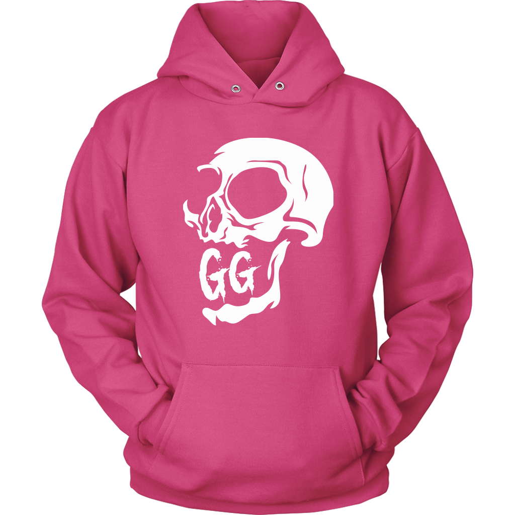 GRUMPY CREEPY SKULL HOODIE