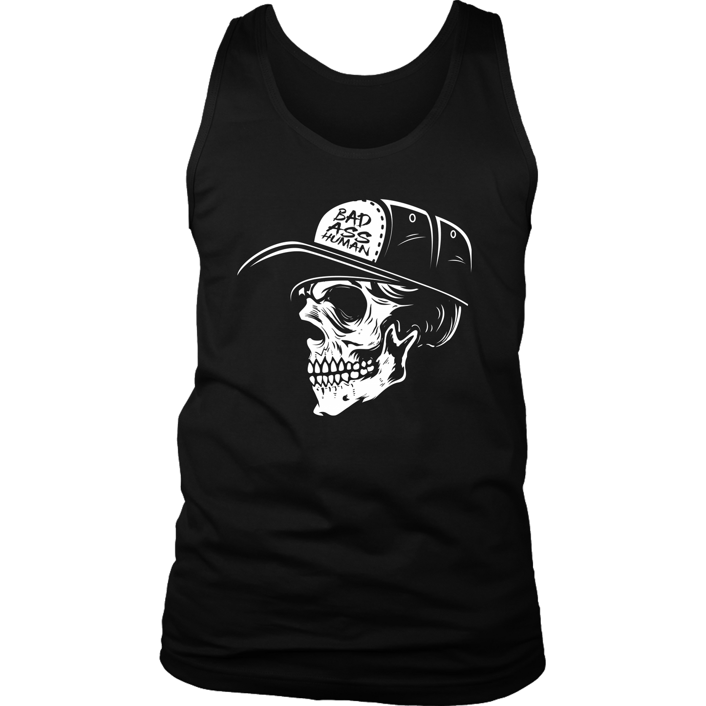 BAD ASS HUMAN SKULLCAP COMBO TANKS