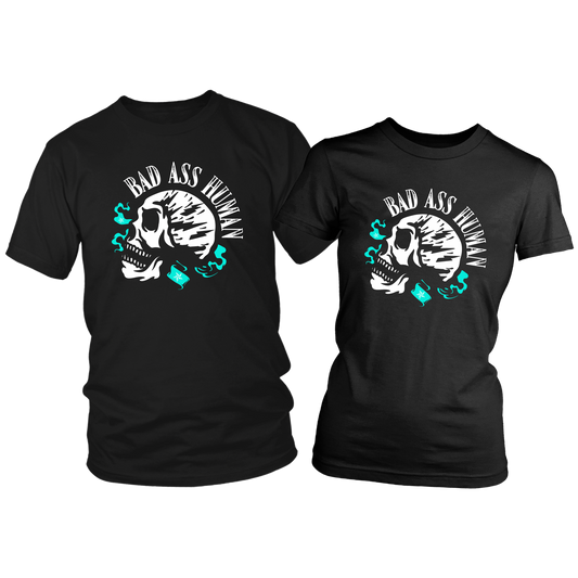 BAD ASS HUMAN MOHAWK COMBO TSHIRTS