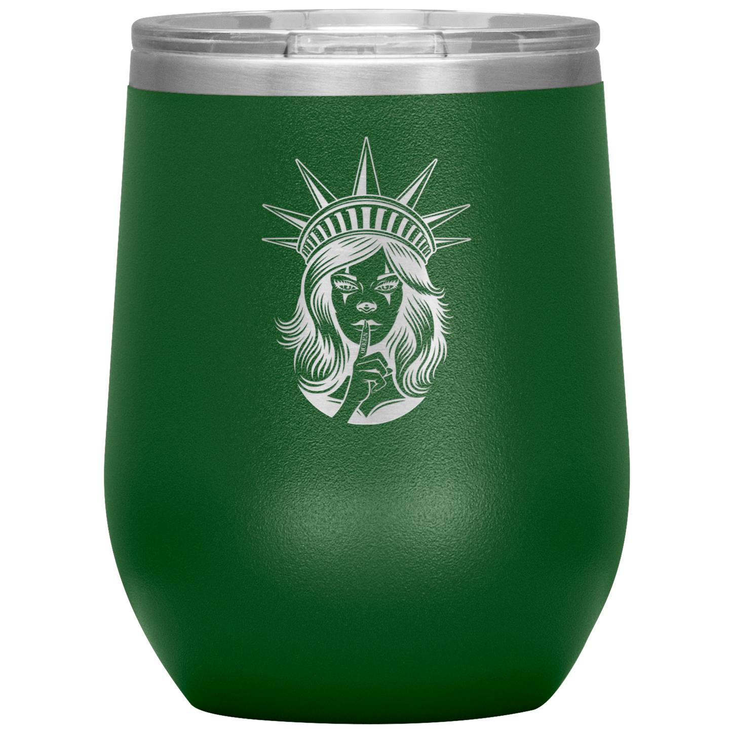 LISTEN TO THE QUEEN WINE TUMBLER