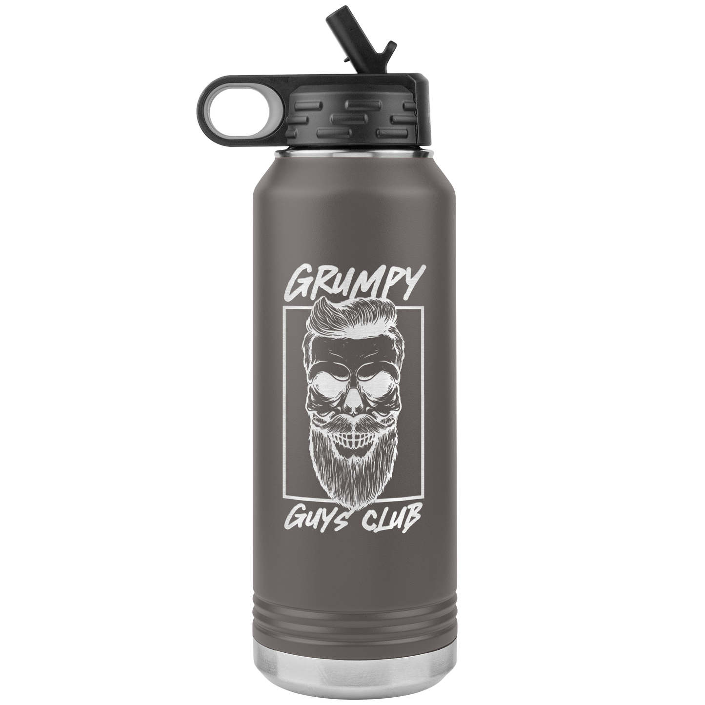 GRUMPY GUYS CLUB SKULL 32 OZ WATER BOTTLE