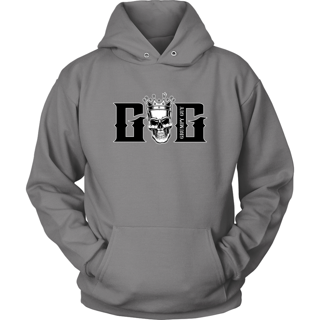 GRUMPY SKULL HOODIE