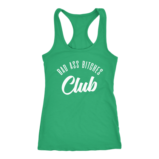 BAD ASS BITCHES CLUB RACERBACK TANK