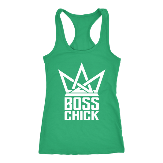 BOSS CHICK RACERBACK TANK