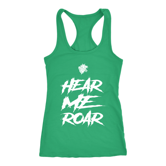 HEAR ME ROAR RACERBACK TANK