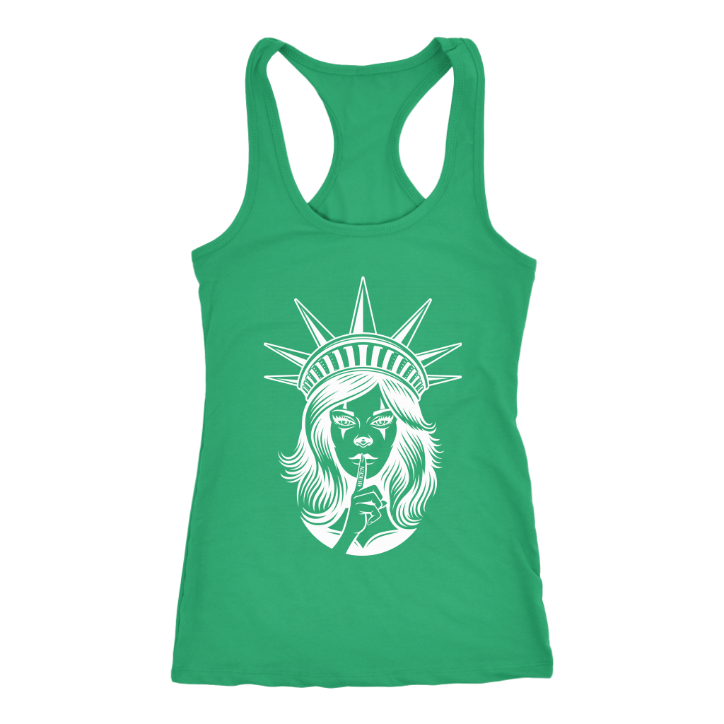 LISTEN TO THE QUEEN RACERBACK TANK