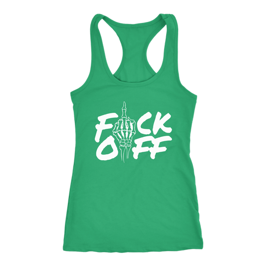 F*CK OFF RACERBACK TANK
