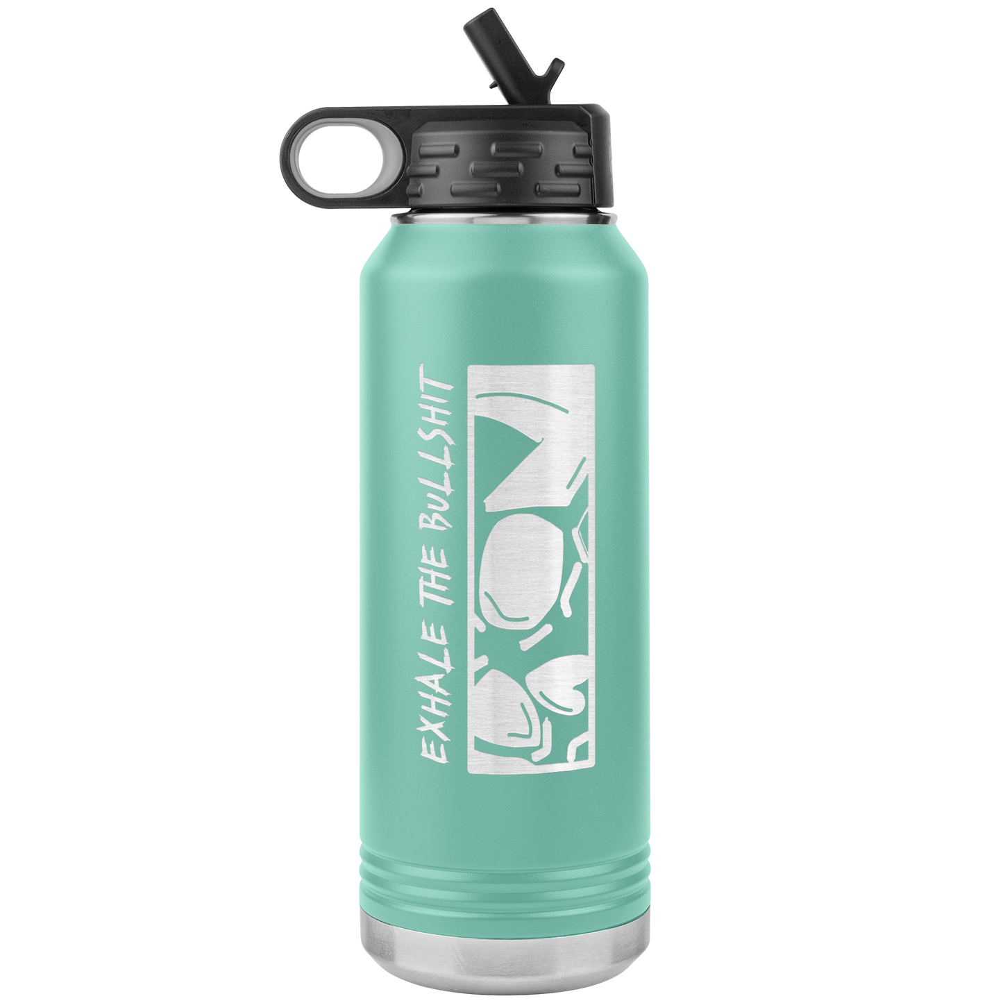 EXHALE THE BULLSHIT 32 OZ WATER BOTTLE