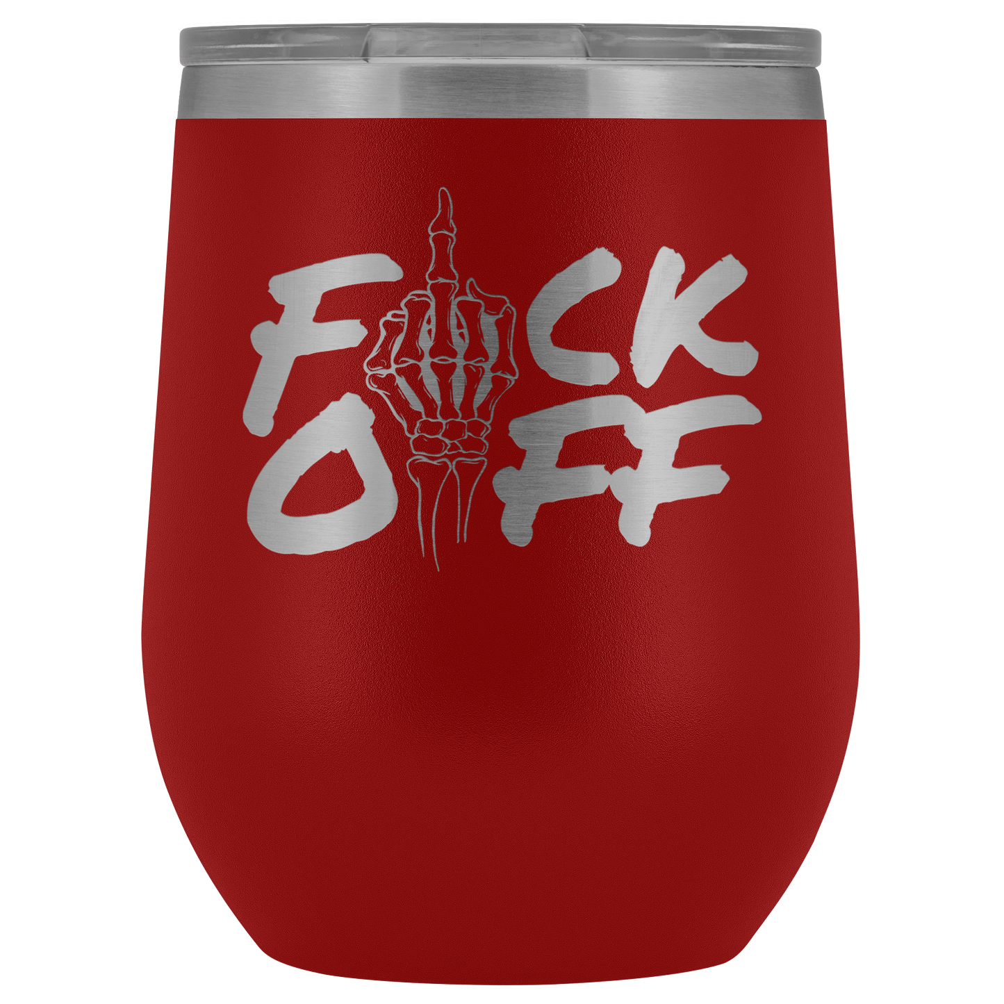 F*CK OFF WINE TUMBLER