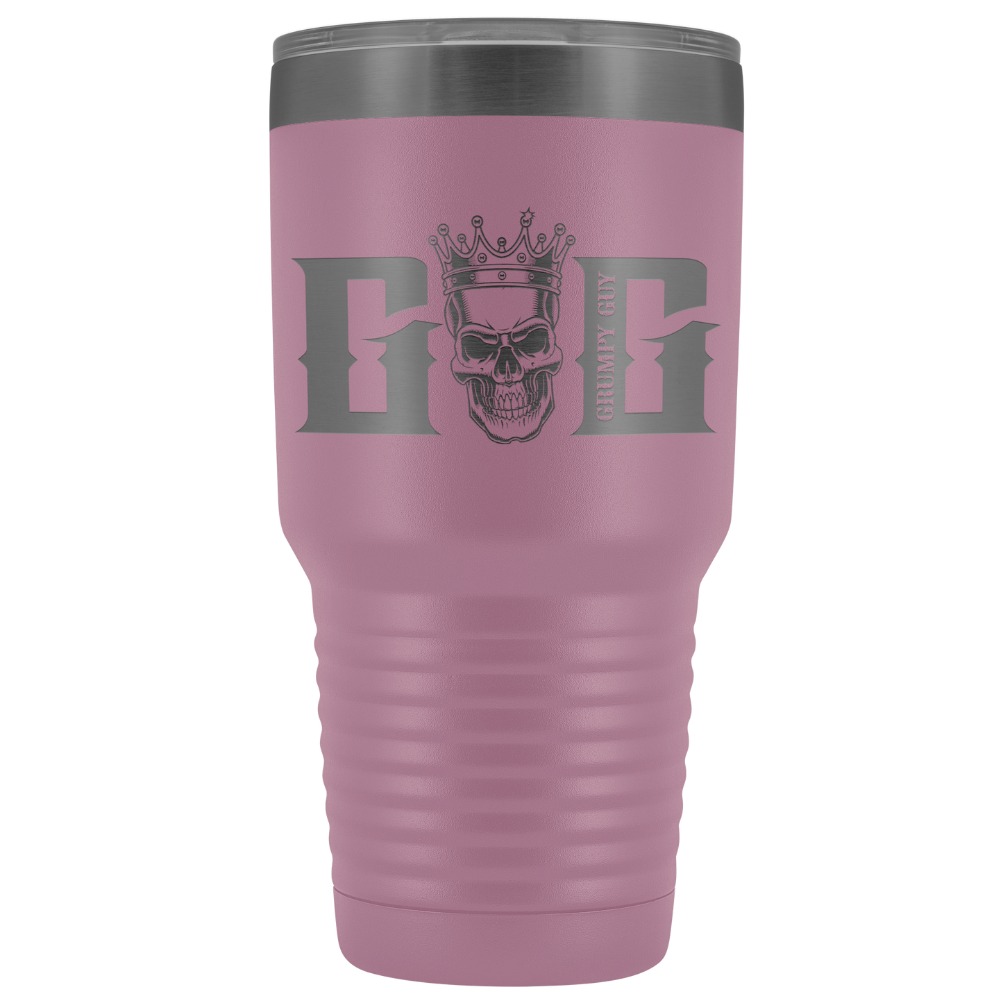 GRUMPY SKULL TUMBLER