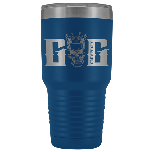 GRUMPY SKULL TUMBLER