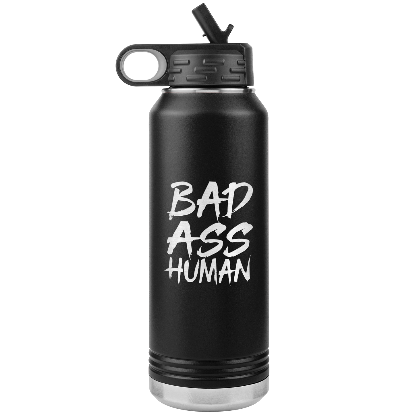 BAD ASS HUMAN 32 OZ WATER BOTTLE