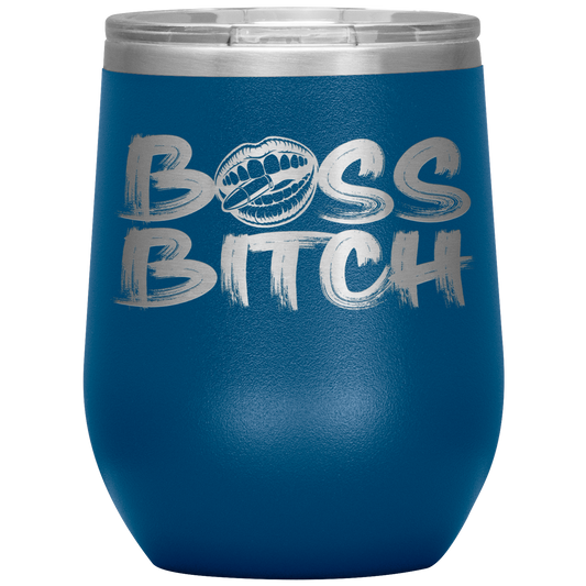 BOSS BITCH WINE TUMBLER