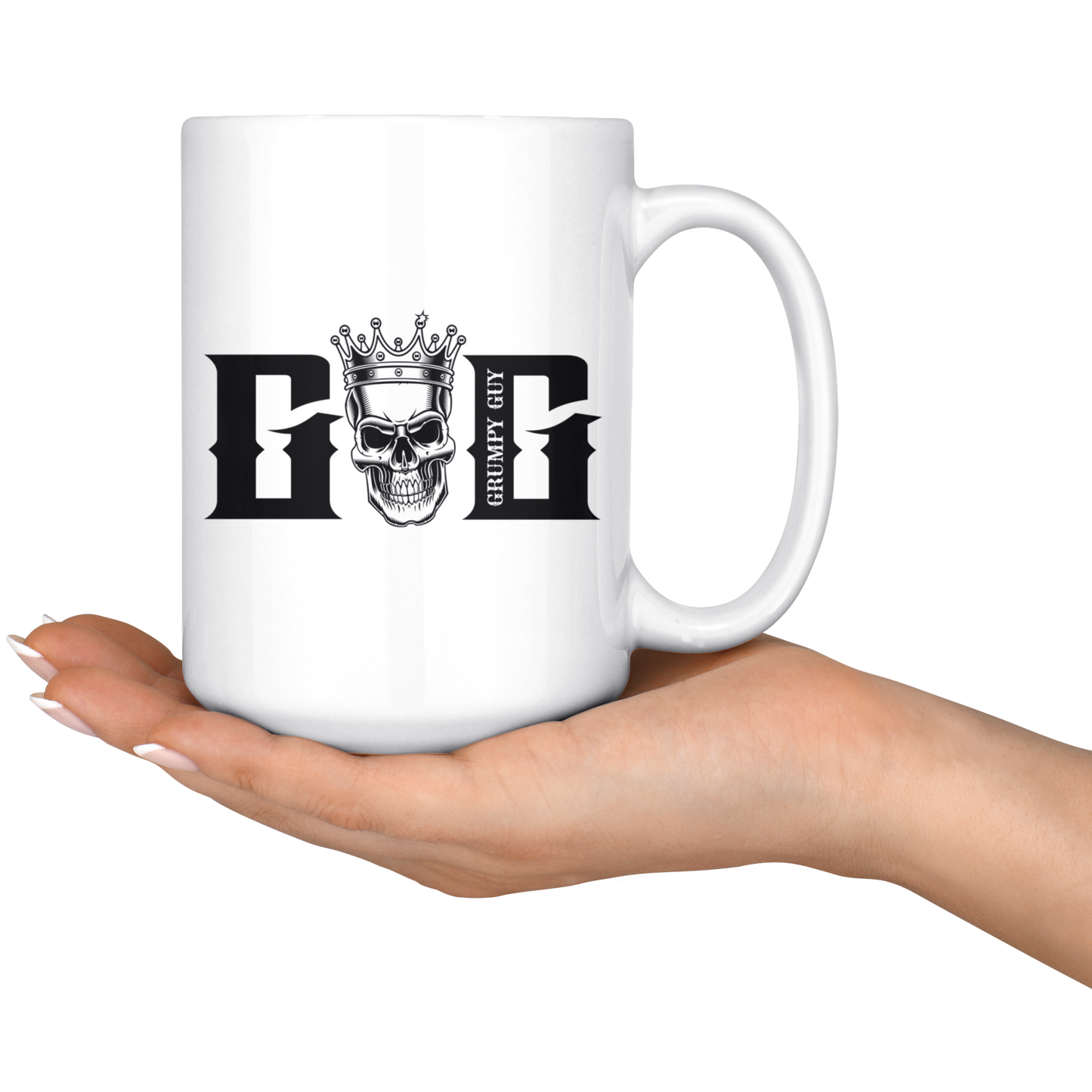 GRUMPY SKULL MUG