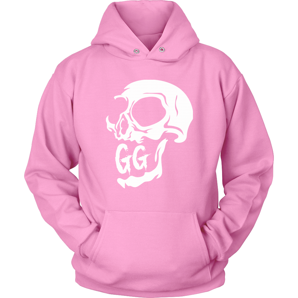 GRUMPY CREEPY SKULL HOODIE