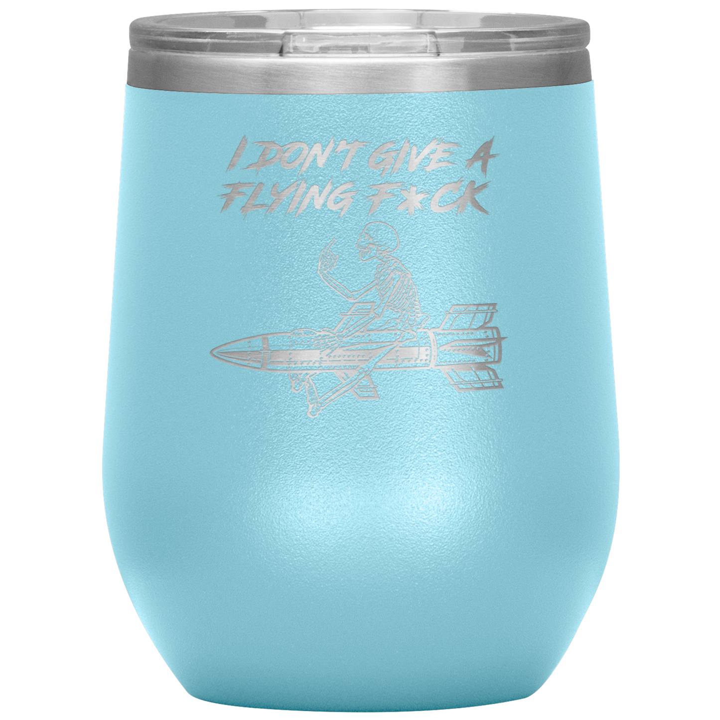 FLYING F*CK WINE TUMBLER