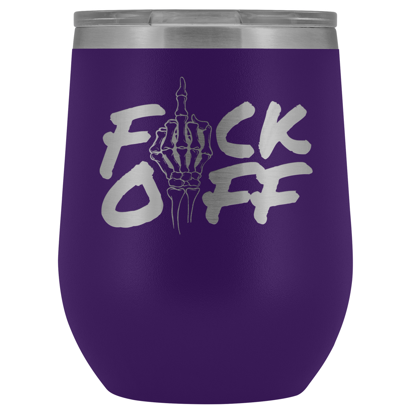 F*CK OFF WINE TUMBLER