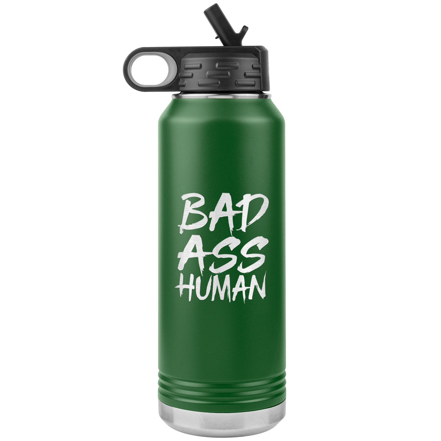 BAD ASS HUMAN 32 OZ WATER BOTTLE