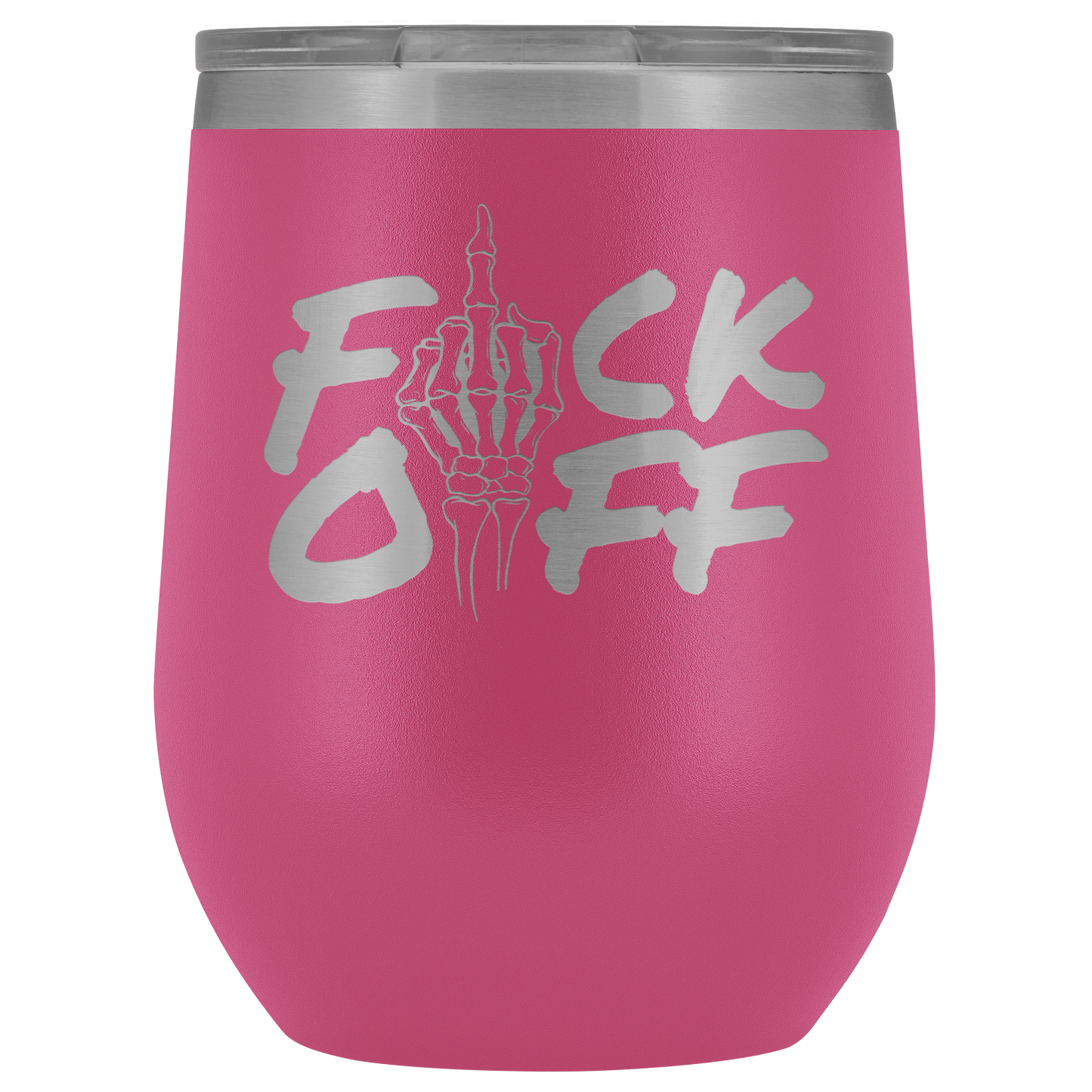 F*CK OFF WINE TUMBLER