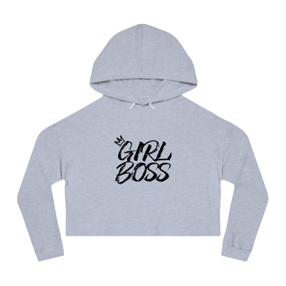 GIRL BOSS Cropped Hooded Sweatshirt