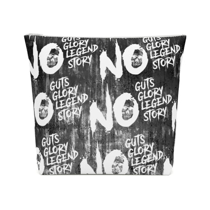 NO GUTS NO GLORY Cotton Cosmetic Bag