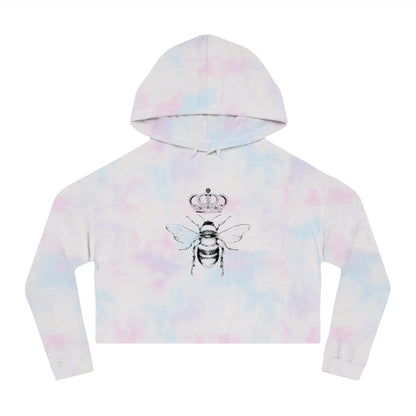 QB CLASSY QUEEN BEE Cropped Hooded Sweatshirt