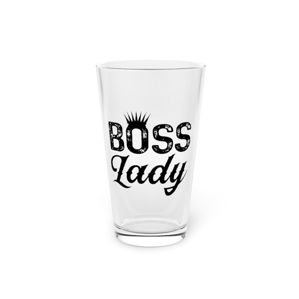 BOSS LADY PINT GLASS