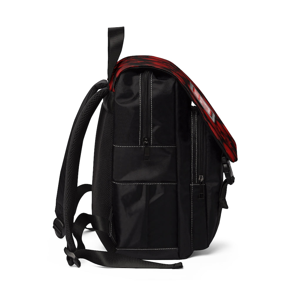 GRUMPY ASS GUYS CLUB RED SKULL Casual Shoulder Backpack