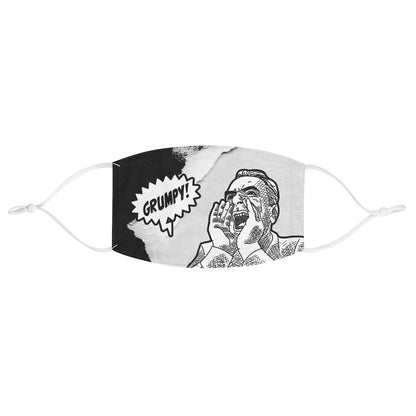 GRUMPY SCREAM Fabric Face Mask