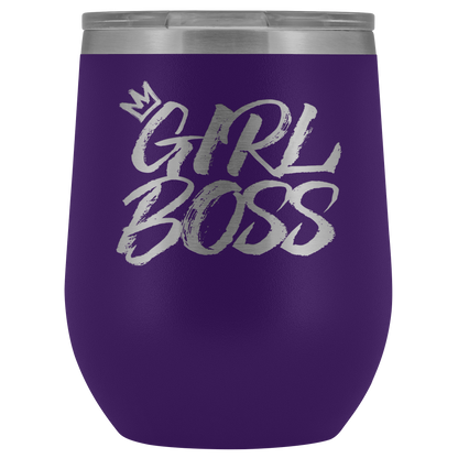 GIRL BOSS WINE TUMBLER