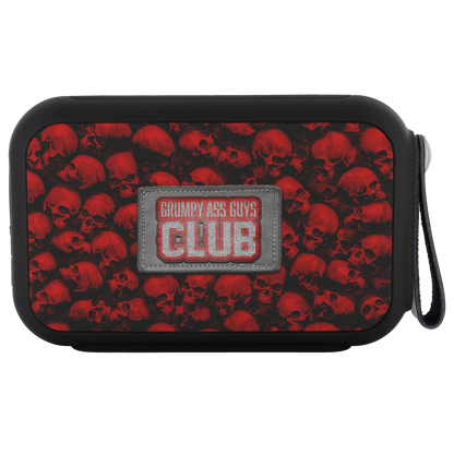 GRUMPY ASS GUYS CLUB RED SKULL Bluetooth Wireless Speaker