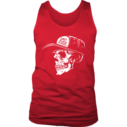 BAD ASS HUMAN SKULLCAP MENS TANK
