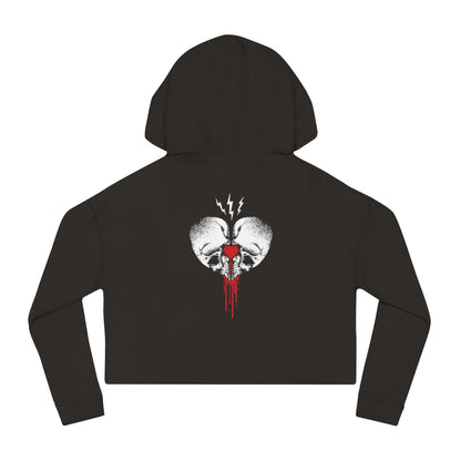 CREATE DESTROY Cropped Hooded Sweatshirt