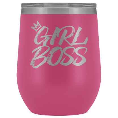 GIRL BOSS WINE TUMBLER