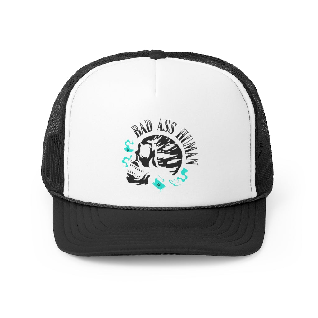 BAD ASS HUMAN MOHAWK Trucker Cap