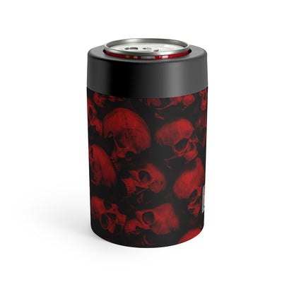 GRUMPY ASS GUYS CLUB RED SKULL Can Holder