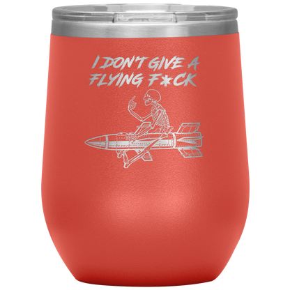 FLYING F*CK WINE TUMBLER