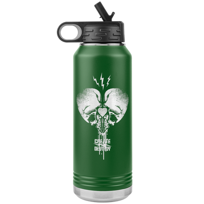 CREATE DESTROY BAD ASS HUMAN 32 OZ WATER BOTTLE