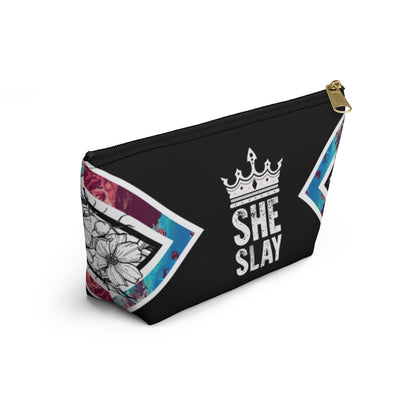 SHE SLAY Accessory Pouch w T-bottom