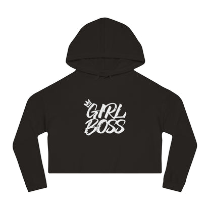 GIRL BOSS Cropped Hooded Sweatshirt