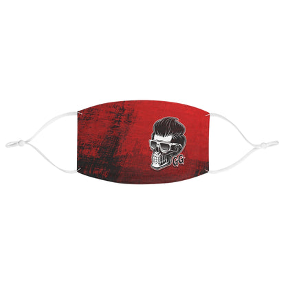 GRUMPY GLASSES Fabric Face Mask