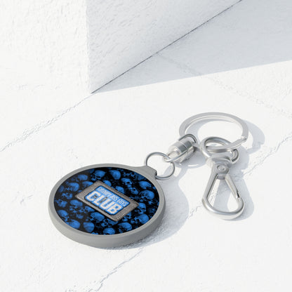 GRUMPY ASS GUYS CLUB BLUE SKULL Key Fob
