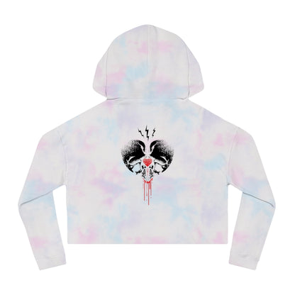 CREATE DESTROY Cropped Hooded Sweatshirt